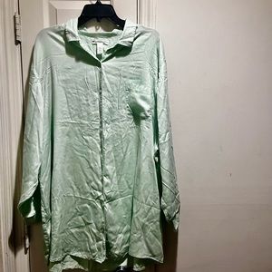 Naomi Osaka X Victoria’s Secret light green shirt dress